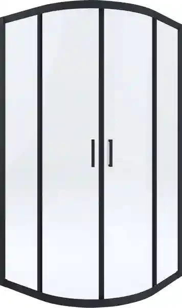 Кабина для душа 80*80 mm круглая черная KYP-N52K Funika 39523
