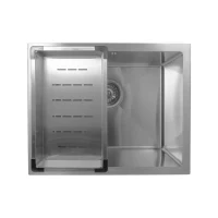 Chiuveta SanDonna  handamade HD5040 Crom satin VOR57920 4