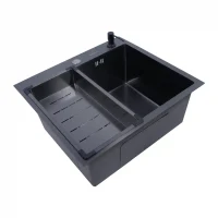 Chiuveta SanDonna  handamade HD5550 Negru VOR57925