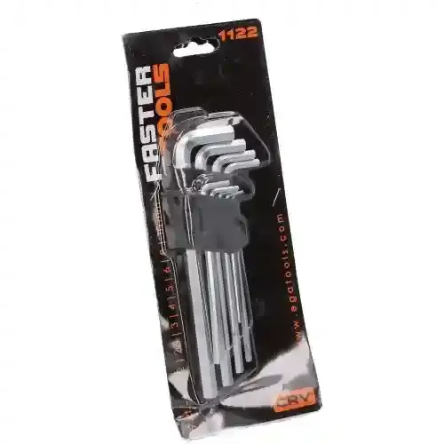 Set chei hexagonale MAXTER 9buc 1122