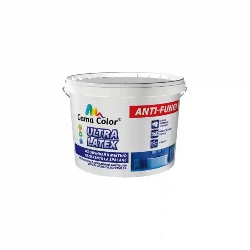 Vopsea acrilica Ultra Latex 1.3kg Gama Color (rezist. la spalare)