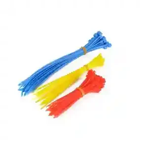 Set coliere de cablu 50buc(rosu/galben/verde)din nailon 105600