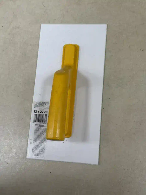 Gletiera  inox semirotunda cu miner din plastic 20678