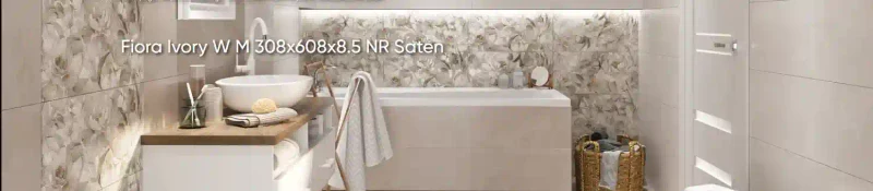 Fiora Ivory W M 30.8*60.8 NR Saten 1/Epicentr 8.5 mm (72) 2