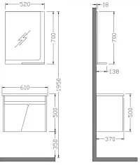 Mobilier de baie Rio 61 berlin 2