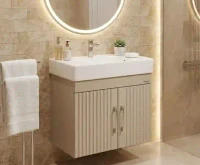Mobilier de baie suspendat AREA 60cm sahara+Sharp 60