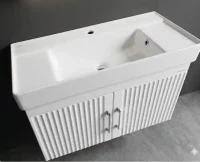 Mobilier de baie suspendat AREA 85cm white+Sharp 85 2