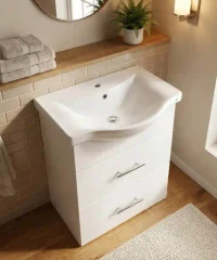 Mobilier de baie lav.BLANK alb 65cm (Basic 7065