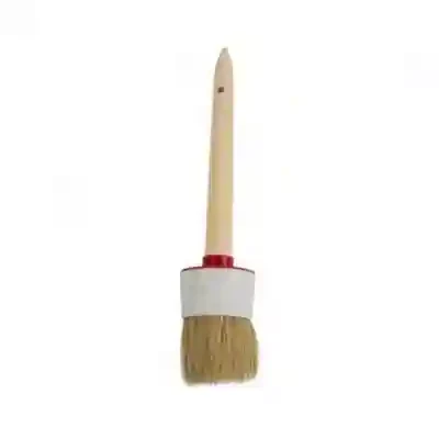 Perie rotunda 6  30mm fire naturale 49434