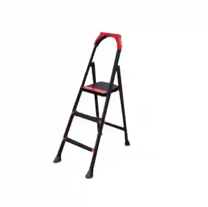 Scara pliabila din otel neagra  2+1 LEO EUROSTEP 53116