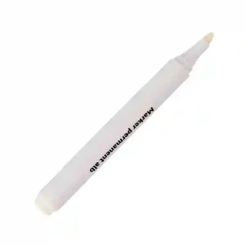 Marker permanent alb 1.5mm Profmet 307280