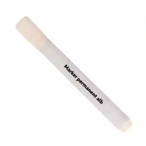 Marker permanent alb 1.5mm Profmet 307280