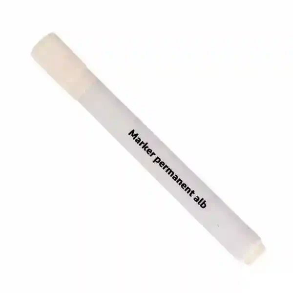 Marker permanent alb 1.5mm Profmet 307280 2
