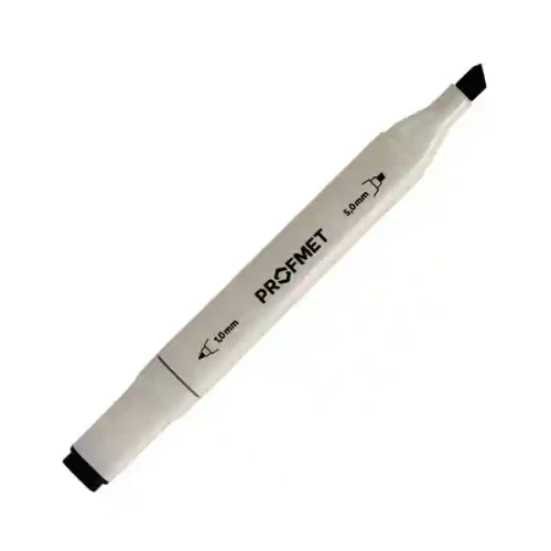 Marker permanent cu doua fete negru 307291