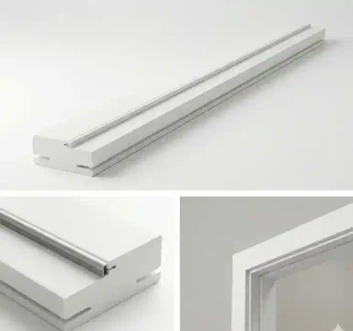 Toc de ușă Telescopic Grey Ultra Matt Alt 80mm