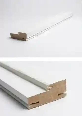 Toc de ușă Telescopic White Matt Alt 80mm