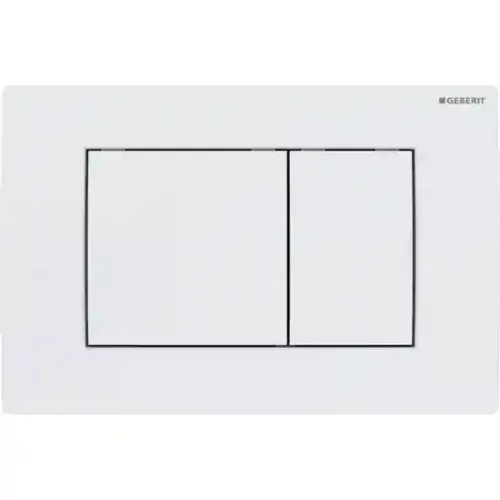 Клавиша смыва Delta 20 квадратная двойная White CEE
