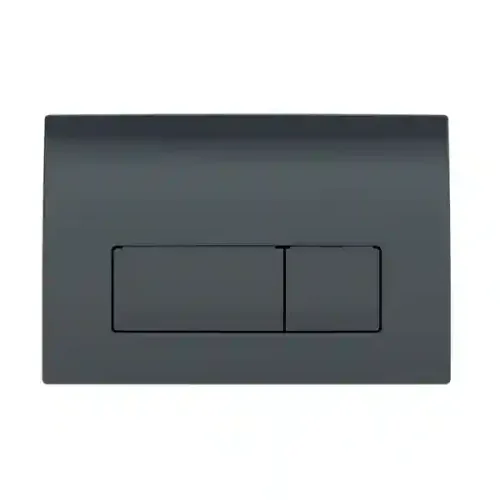 Клавиша смыва Delta 50 квадратная двойная Black Матовый CEE