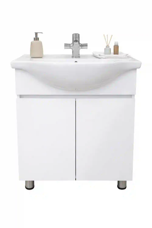 Mobilier de baie MELIS WHITE 65cm