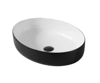 Умывальник K606 Black-White 545*410*140