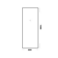 Душевой поддон S1080 Grey 1000*800*25 2