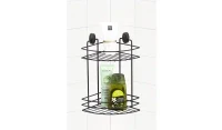 TRIANGLE CORNER ORGANIZER 18cm BLACK/DS-716(12)