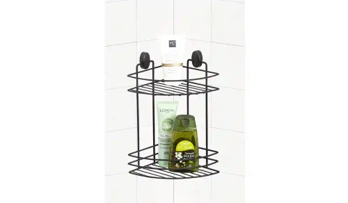 TRIANGLE CORNER ORGANIZER 18cm BLACK/DS-716(12)