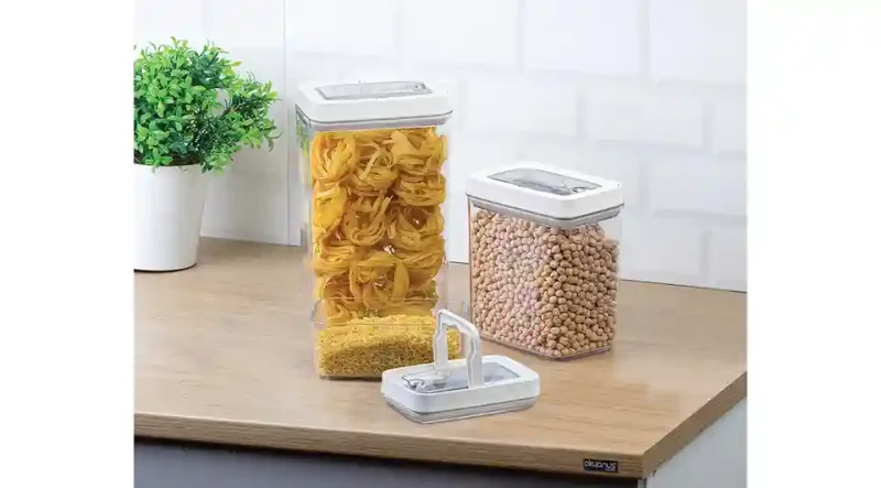 Vacuum Rectangle Storage Jar N.3 (3.1l) OKY-248 (24) 2